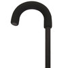 Load image into Gallery viewer, Close-up On Men's Black Adjustable Round Crook Handle Cane Handle