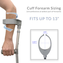Load image into Gallery viewer, 5090 & 5090-J / Push-Button Forearm Crutches