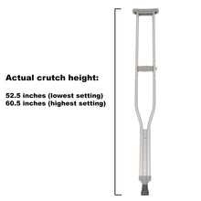 Load image into Gallery viewer, Tall Adjustable Crutches Height