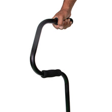 Load image into Gallery viewer, Close Up of Hand Clutching Easy Riser Quad Cane Handle