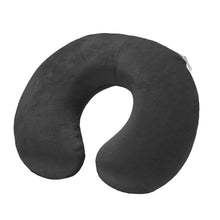 Load image into Gallery viewer, Black Memory Foam Neck Cushion