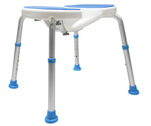 Load image into Gallery viewer, Side of Padded Bath Safety Seat with Hygienic Cutout