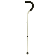 Load image into Gallery viewer, Silver Frost Adjustable Classic Offset Handle Cane