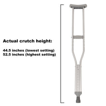 Load image into Gallery viewer, Regular Adjustable Crutches Height