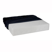 Load image into Gallery viewer, Wheelchair Cushion with Memory Foam and Removable Cover Half Removed