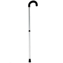 Load image into Gallery viewer, Silver Frost Adjustable Cane with Large Round Crook Handle