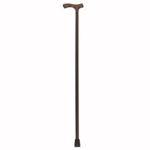 Load image into Gallery viewer, Brown Large Grip Wood Fritz Handle Cane