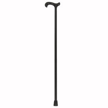 Load image into Gallery viewer, Female Black Beechwood Derby Handle Cane