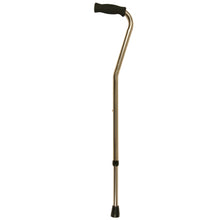 Load image into Gallery viewer, Bronze Adjustable Offset Handle Cane with Soft Grip