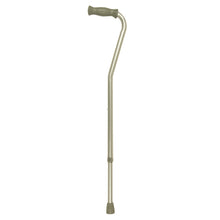 Load image into Gallery viewer, Silver Frost Adjustable Offset Handle Cane with Vinyl Grip