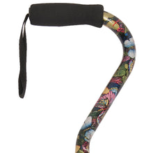 Load image into Gallery viewer, Close-up On Adjustable Butterly Pattern Offset Handle Cane Handle