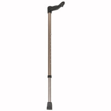 Load image into Gallery viewer, Left Hand Bronze Adjustable Molded Palm Grip Handle Cane
