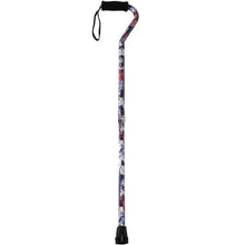 Load image into Gallery viewer, Adjustable Cat Pattern Offset Handle Cane