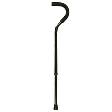 Load image into Gallery viewer, Black Adjustable Classic Offset Handle Cane