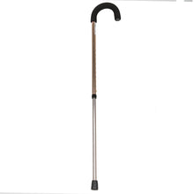 Load image into Gallery viewer, Bronze Adjustable Cane with Large Round Crook Handle