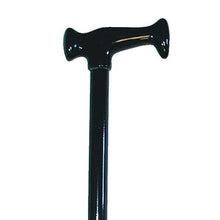 Load image into Gallery viewer, Black Adjustable Devon Handle Cane Handle