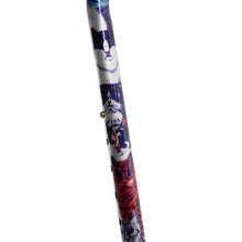 Load image into Gallery viewer, Close-up On Adjustable Cat Pattern Offset Handle Cane Shaft