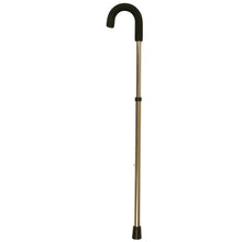 Load image into Gallery viewer, Women&#39;s Bronze Adjustable Round Crook Handle Cane
