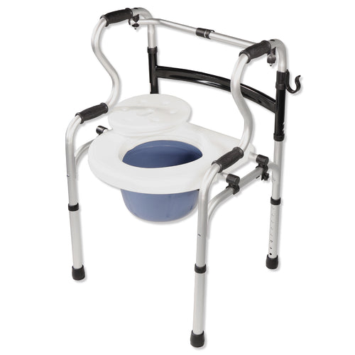 5-in-1 Mobility and Bathroom Aid - Commode Mode
