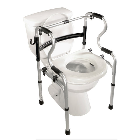 5-in-1 Mobility and Bathroom Aid - Raised Toilet Seat Mode