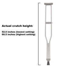 Load image into Gallery viewer, Tall Adjustable Crutches Height
