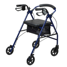 Load image into Gallery viewer, Rear View of Rollator With Curved Backrest
