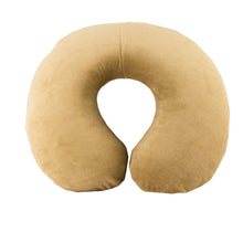 Load image into Gallery viewer, Top of Tan Memory Foam Neck Cushion
