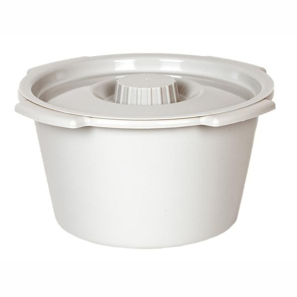White Replacement Half Pail with Lid
