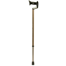 Load image into Gallery viewer,  Women&#39;s Large Bronze Adjustable Orthopaedic Handle Cane
