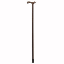 Load image into Gallery viewer, Brown Large Grip Wood Fritz Handle Cane
