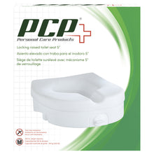 Load image into Gallery viewer, Molded Raised Toilet Seat with Tightening Lock Packaging
