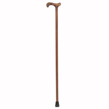 Load image into Gallery viewer, Female Ramin Wood Derby Handle Cane
