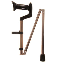 Load image into Gallery viewer, Large Grip Bronze Folding Adjustable Orthopaedic Handle Cane
