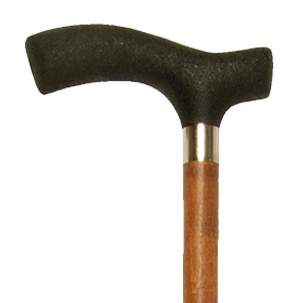  PCP Wood Cane, Derby Handle Grip, Solid Wood Finish