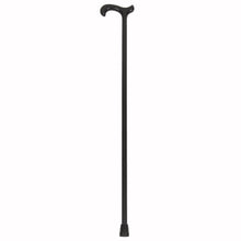 Load image into Gallery viewer, Female Black Beechwood Derby Handle Cane

