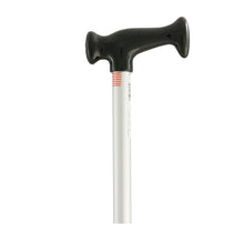 Load image into Gallery viewer, Silver Frost Adjustable Devon Handle Cane Handle
