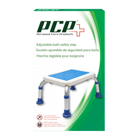 Adjustable Bath Safety Step Packaging
