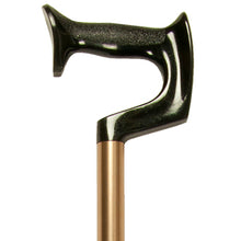Load image into Gallery viewer, Close-up On Medium Grip Bronze Adjustable Orthopaedic Handle Cane Handle
