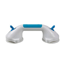 Load image into Gallery viewer, Side view of 12&quot; Suction Grab Bar with Red and Green Safety Indicators
