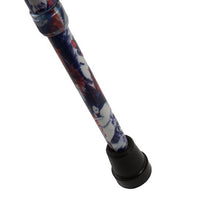 Load image into Gallery viewer, Close-up On Adjustable Cat Pattern Offset Handle Cane Tip
