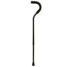 Load image into Gallery viewer, Black Adjustable Classic Offset Handle Cane
