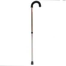 Load image into Gallery viewer, Bronze Adjustable Cane with Large Round Crook Handle
