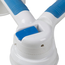 Load image into Gallery viewer, Close-up on Central Piece of Multi-Purpose Suction Grab Bar with Red and Green Safety Indicators
