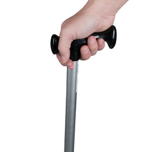 Load image into Gallery viewer, Hand Gripping Silver Frost Adjustable Devon Handle Cane
