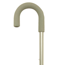 Load image into Gallery viewer, Close up on Large Adjustable Curved Handle Cane Handle
