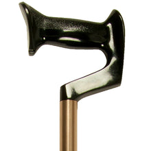 Load image into Gallery viewer, Close-up On Women&#39;s Large Bronze Adjustable Orthopaedic Handle Cane Handle
