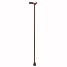 Load image into Gallery viewer, Brown Medium Grip Wood Fritz Handle Cane
