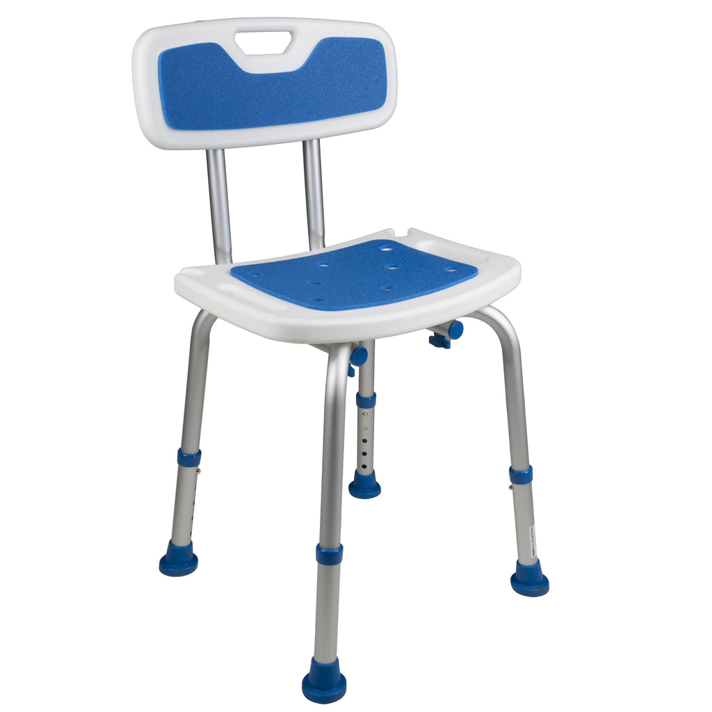 Padded Bath Safety Seat with Backrest